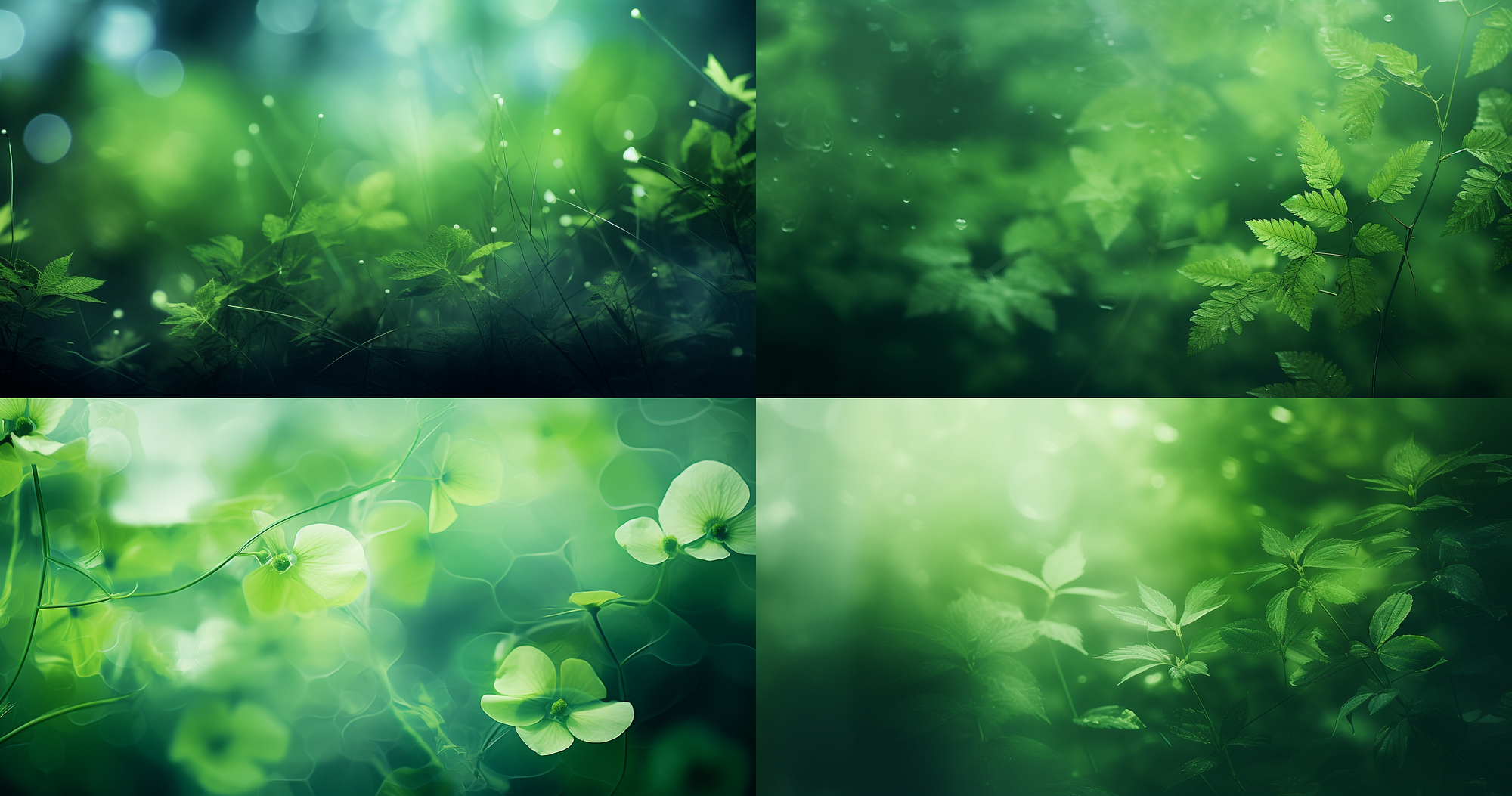 Nature green blurred background.